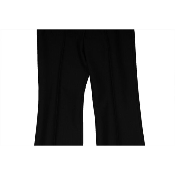 S Max Mara Womens Fatina Pants US 12 IT 46 Black Viscose Cotton Trousers Slacks - Picture 4 of 10